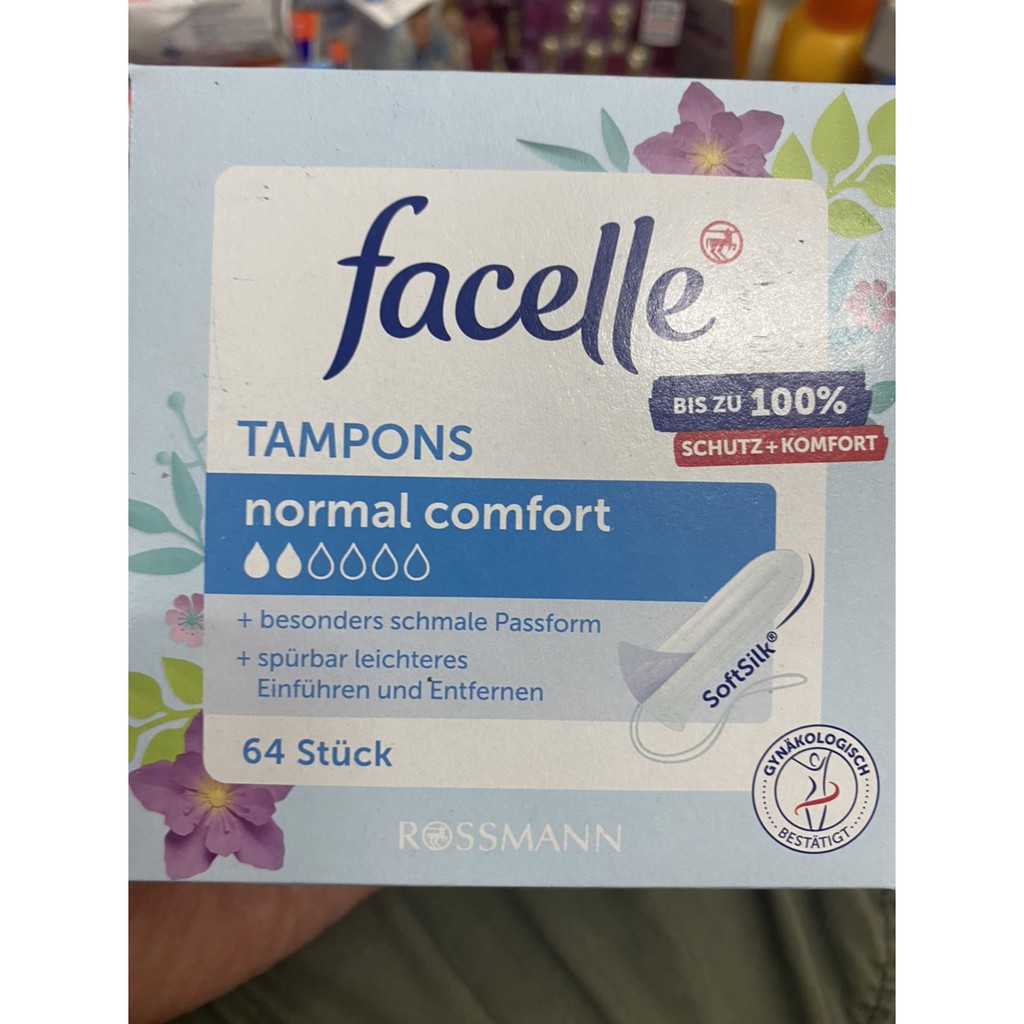 BĂNG VỆ SINH DẠNG NÚT – TAMPON OB, FACELLE –HÀNG ĐỨC