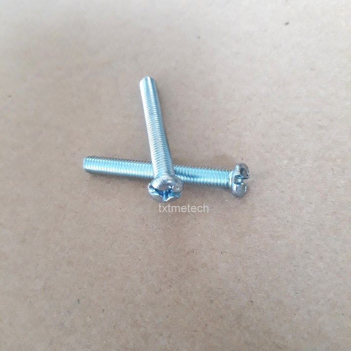 Vít bake đầu tròn thân bulong M5 (100 con)