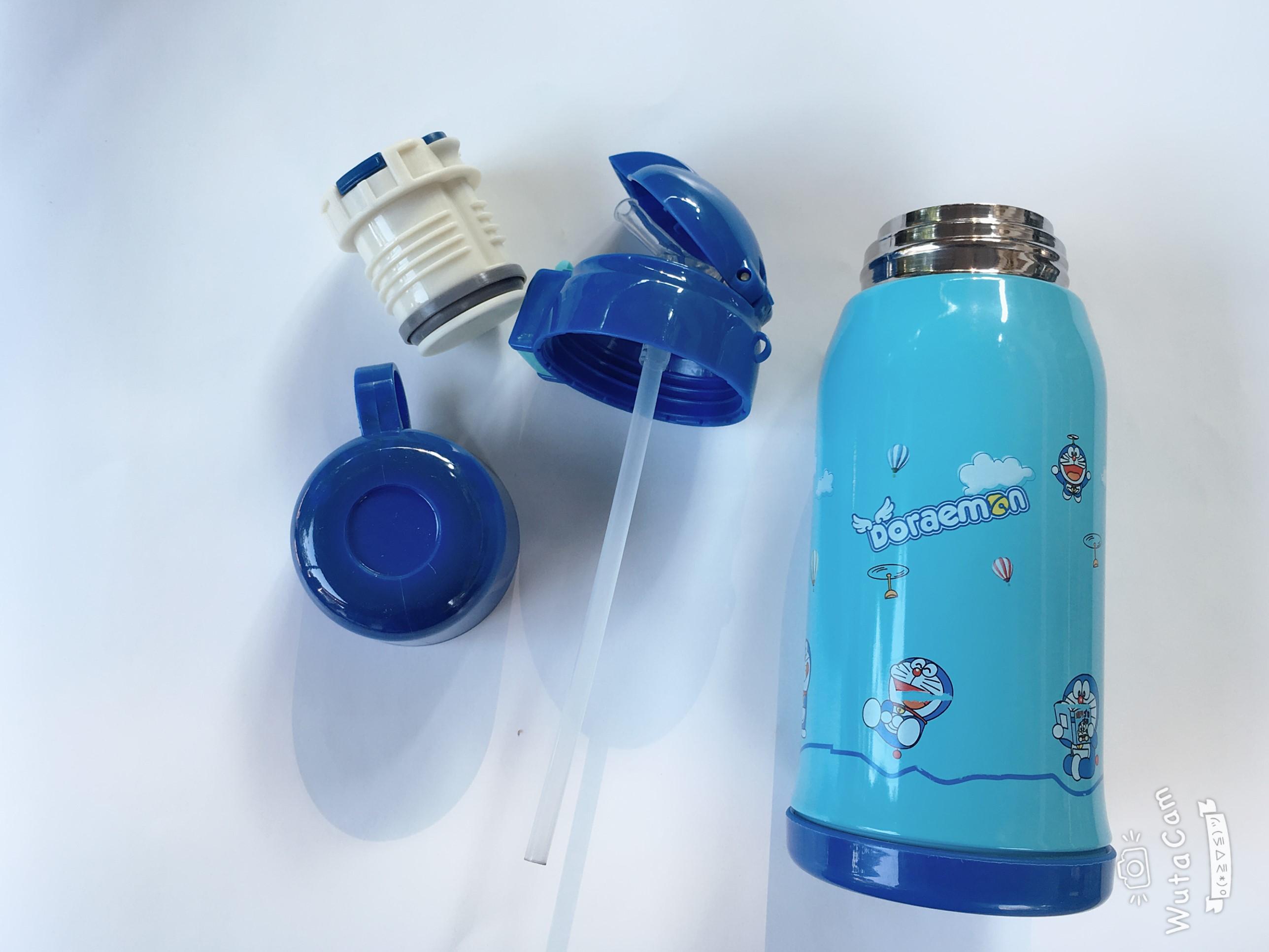Bình Giữ Nhiệt Doremon 500ml 2 Cách Nắp Thông Minh