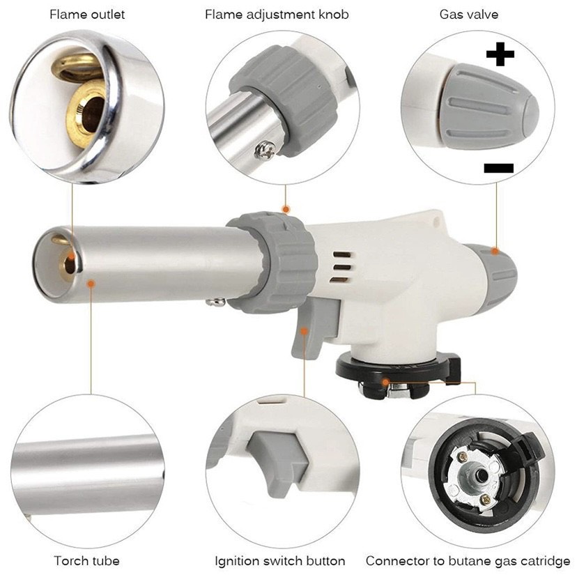 Dụng cụ khò lửa, khò gas,khò thức ăn, dùng để mồi than,,,,,sử dụng cho bình gas mini