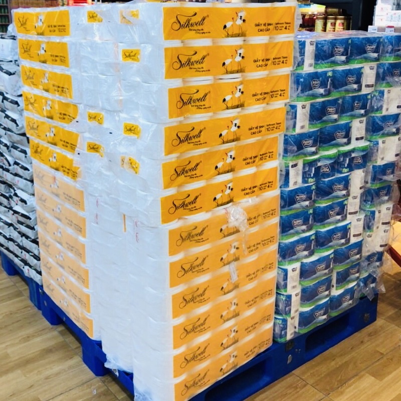 GIẤY VỆ SINH CAO CẤP 4 LỚP SILKWELL