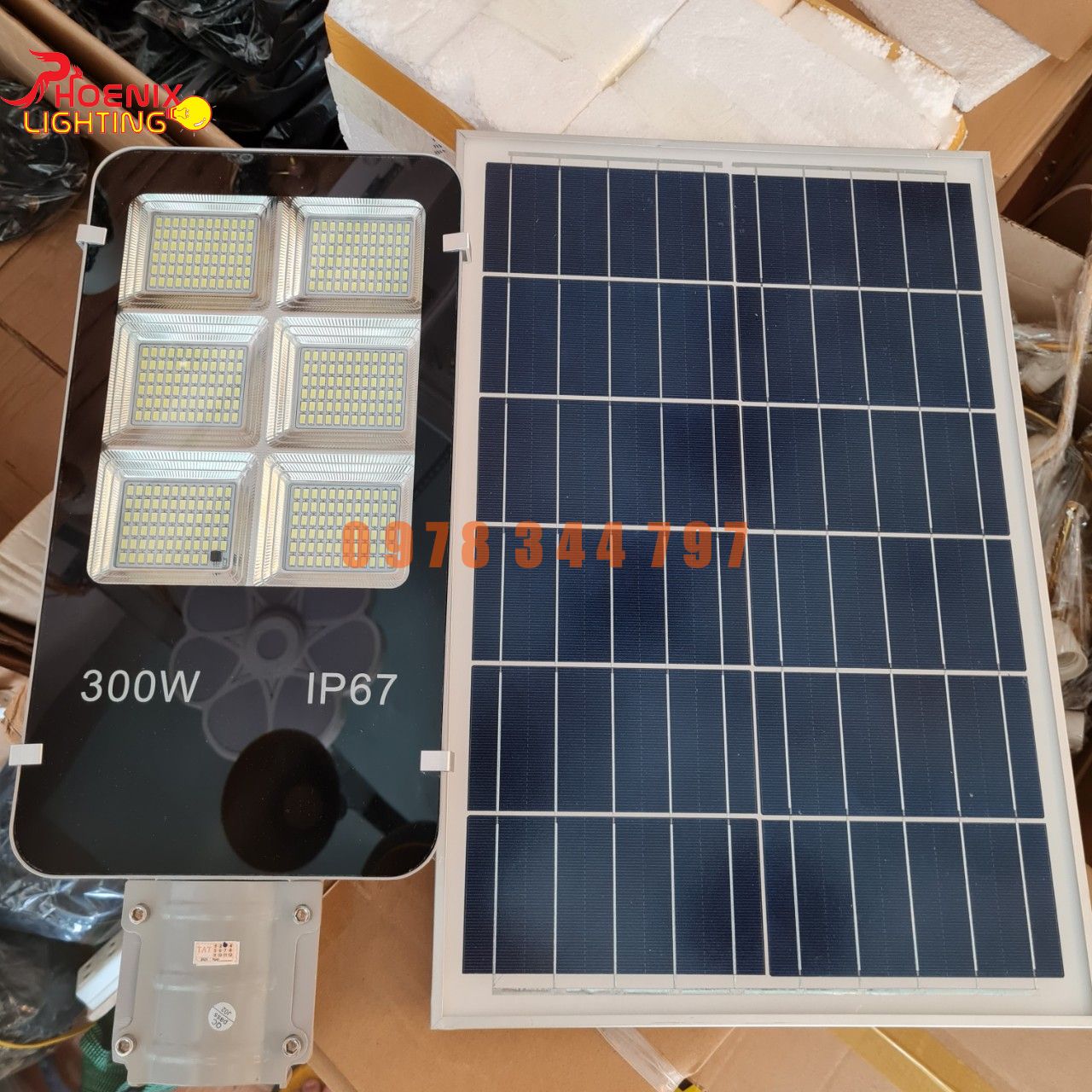 Đèn Đường Năng Lượng Mặt Trời SOLAR 200W-300W