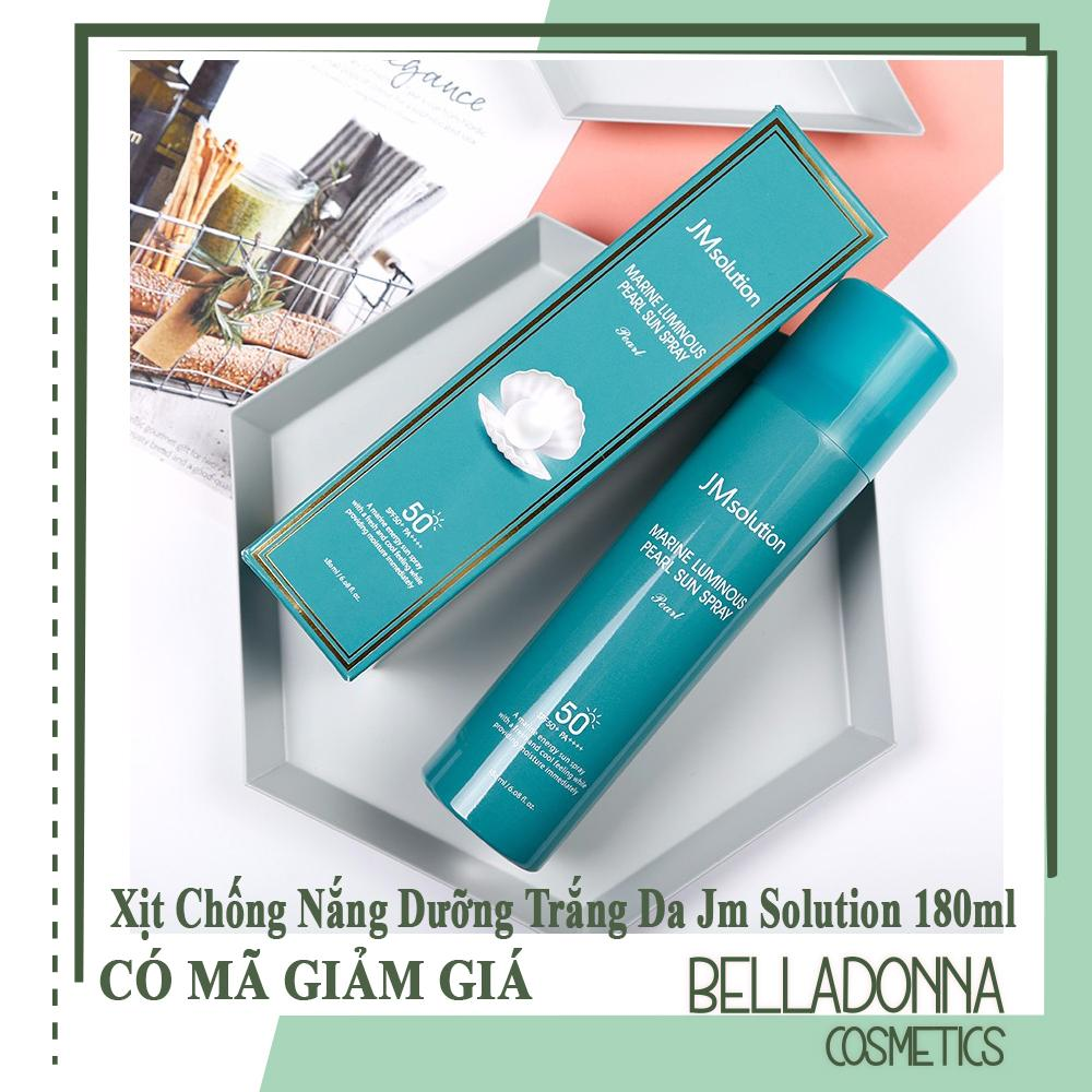 Xịt Chống Nắng Nâng Tone Da JM Solution Marine Luminous Sun Spray 180ml