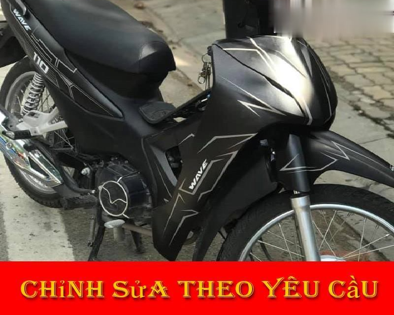 Tem trùm wave a đen nhám