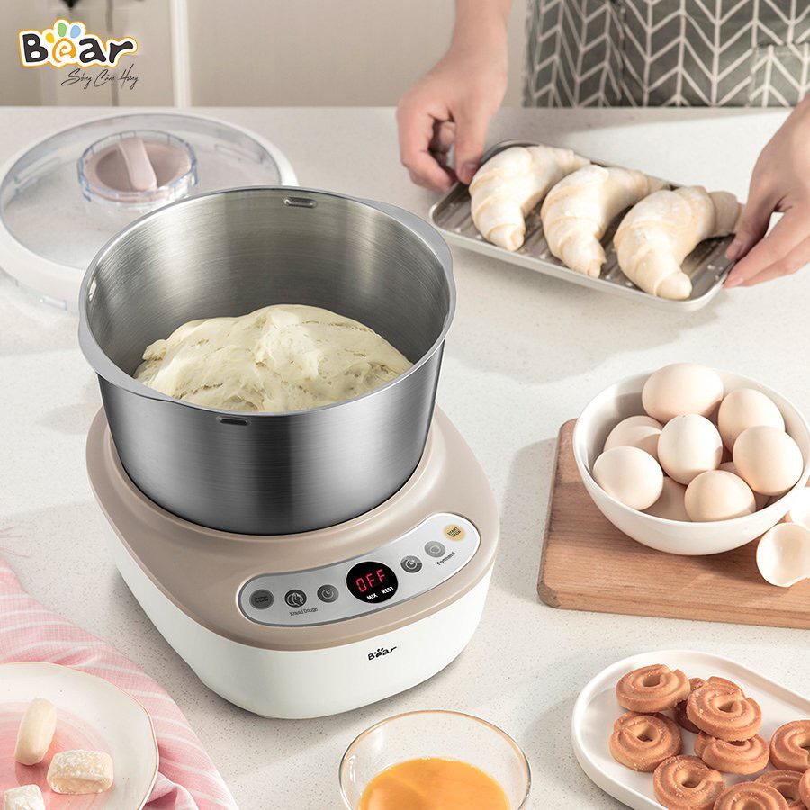 [CHÍNH HÃNG] MÁY TRỘN BỘT NHỒI BỘT LÀM BÁNH CAO CẤP BEAR HMJ A50B1