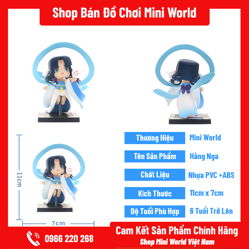 Mô Hình Mini World Hằng Nga Cực Đẹp
