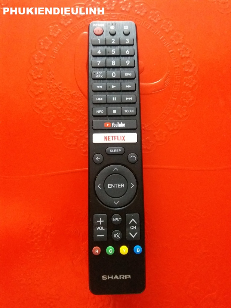 Điều khiển tivi sharp smart đa năng