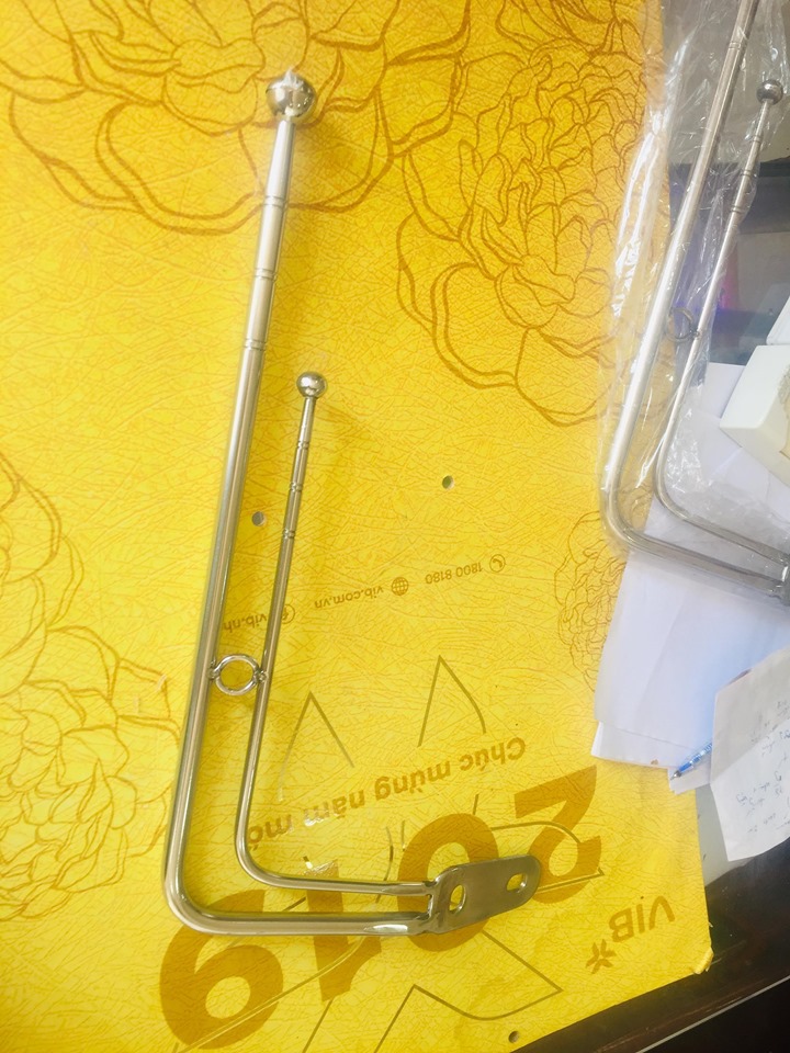 cột treo cờ phía trước cho xe 67+cub