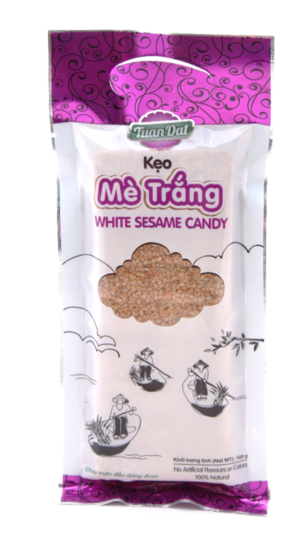 [HCM]Kẹo mè trắng 100g