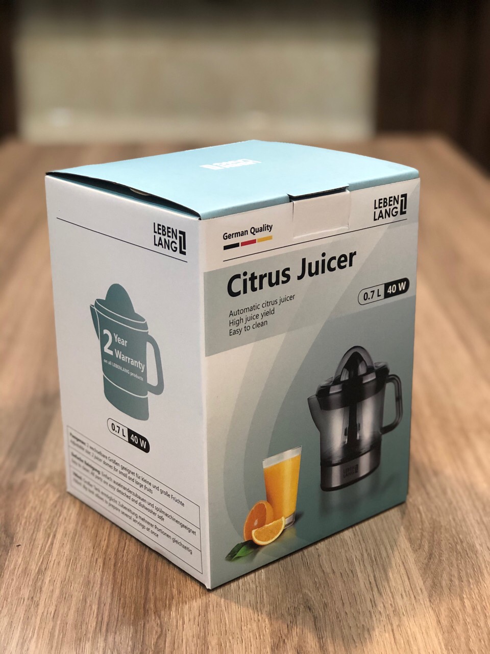 MÁY VẮT CAM CITRUS JUICER 0.7L CỦA LEBEN LANG