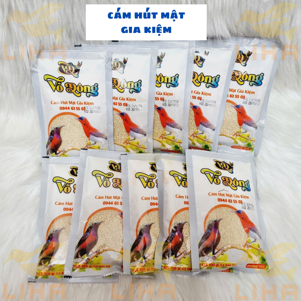 Cám Hút Mật Gia Kiệm 100gr - Thức Ăn Chim Hút Mật