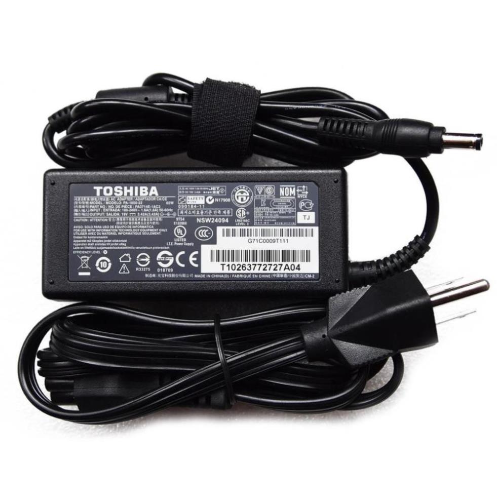 Sạc laptop Toshiba 19V - 3.42A
