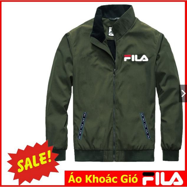 ⚡️Áo Đen Áo Khoác Gió Fila, Áo Khoác Nam Nữ, Áo Khoác Gió Nam