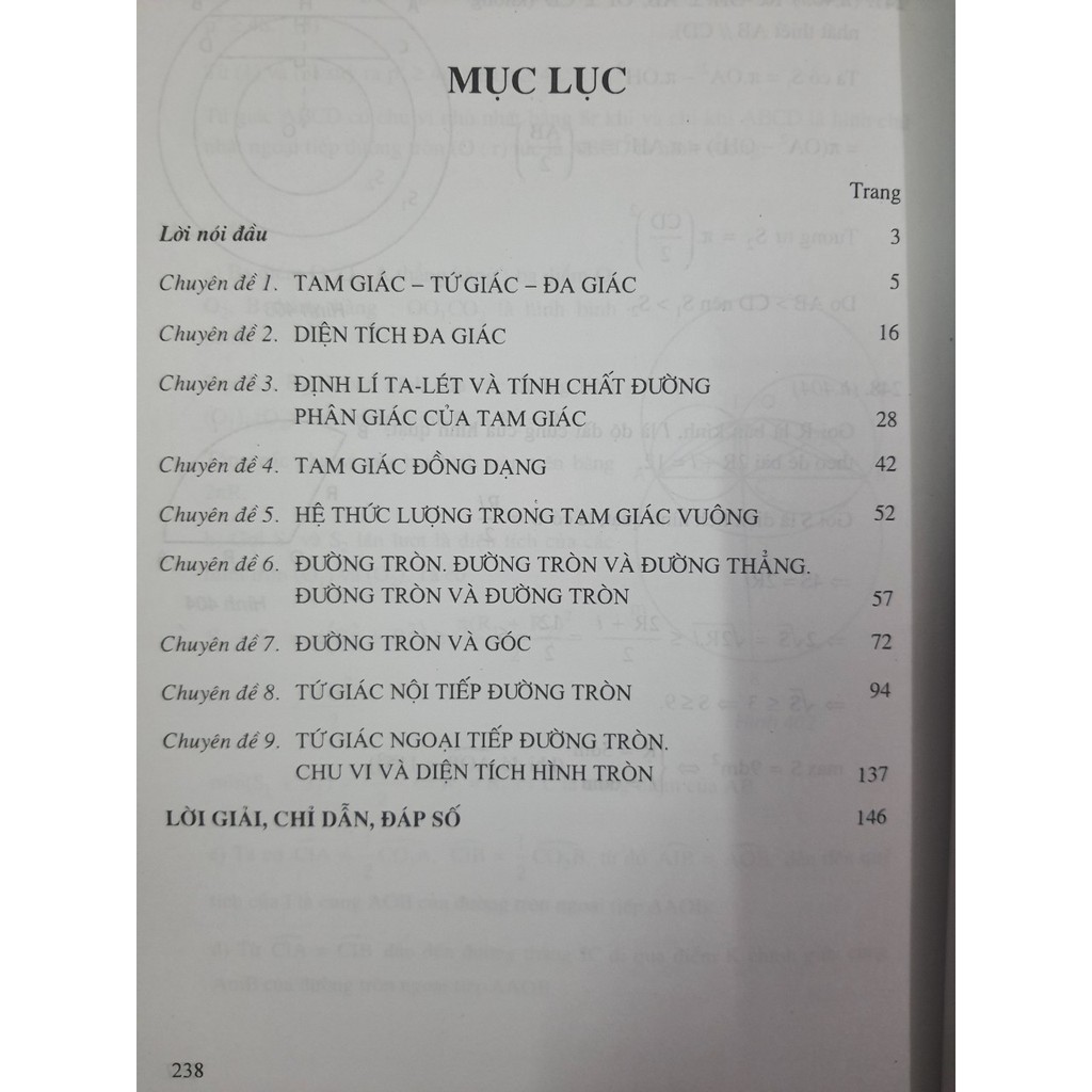 Sách - 9 chuyên đề Hình Học - Trung học cơ sở