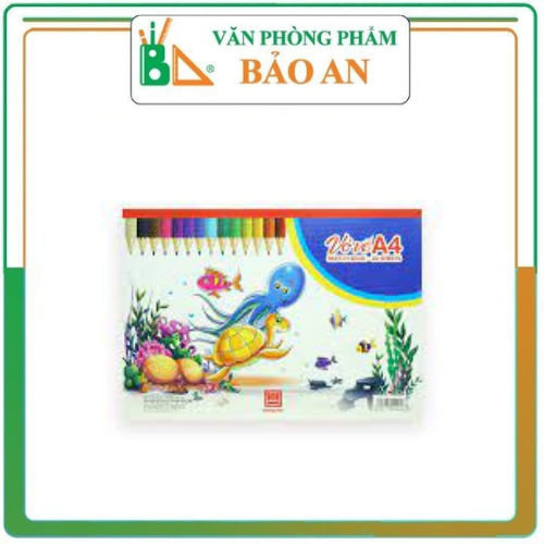 Vở vẽ a4 hồng hà 20 trang gáy ghim 4941