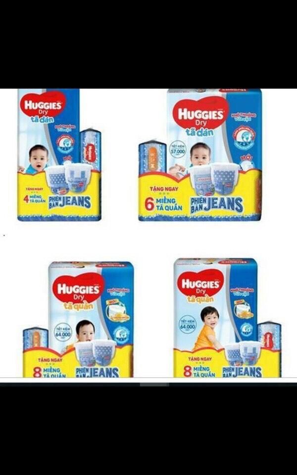 Bỉm quần Huggies L68 (9 đến14kg)