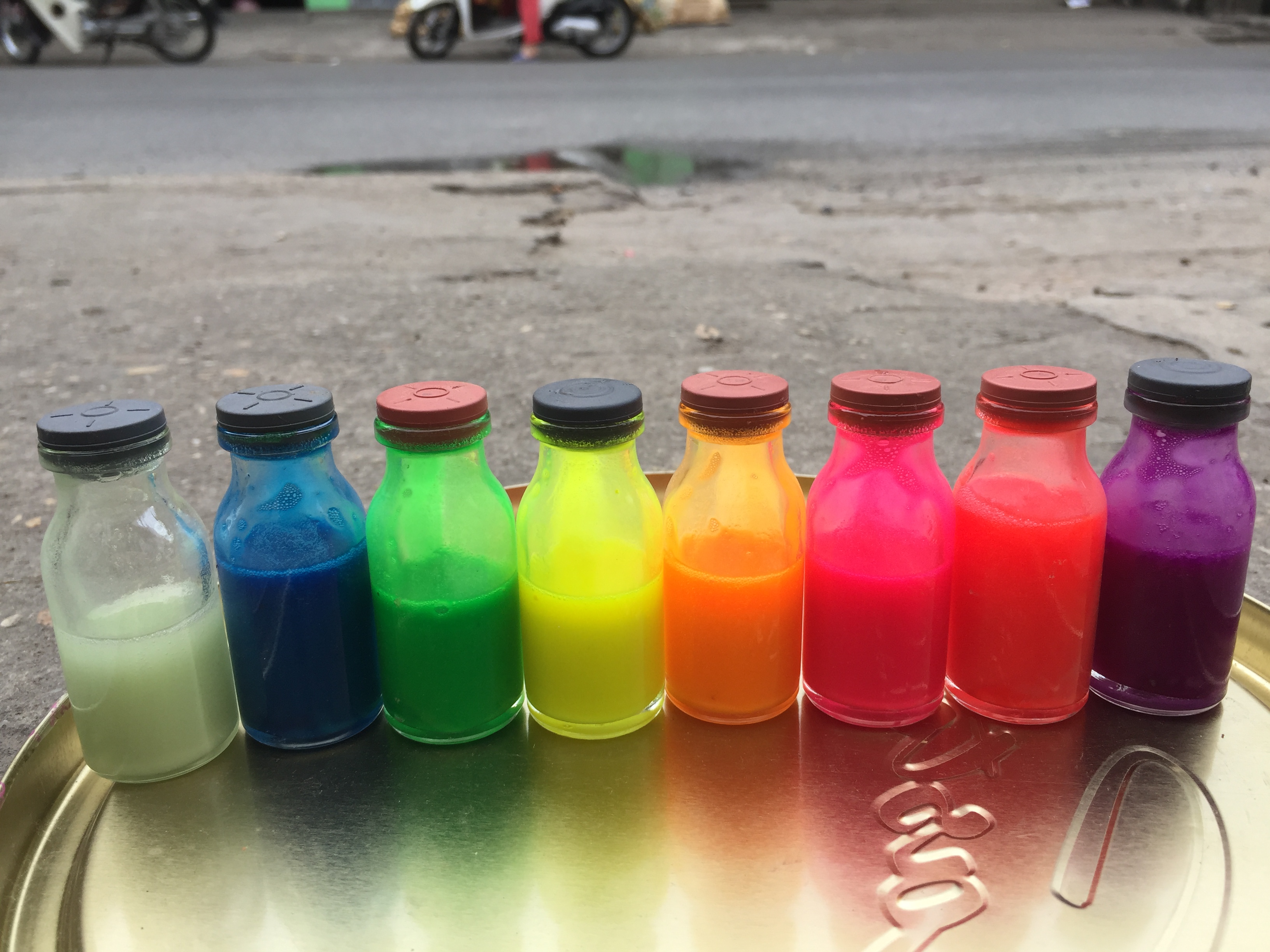combo sơn dạ quang phát sáng trong đêm mỗi lọ 12ml