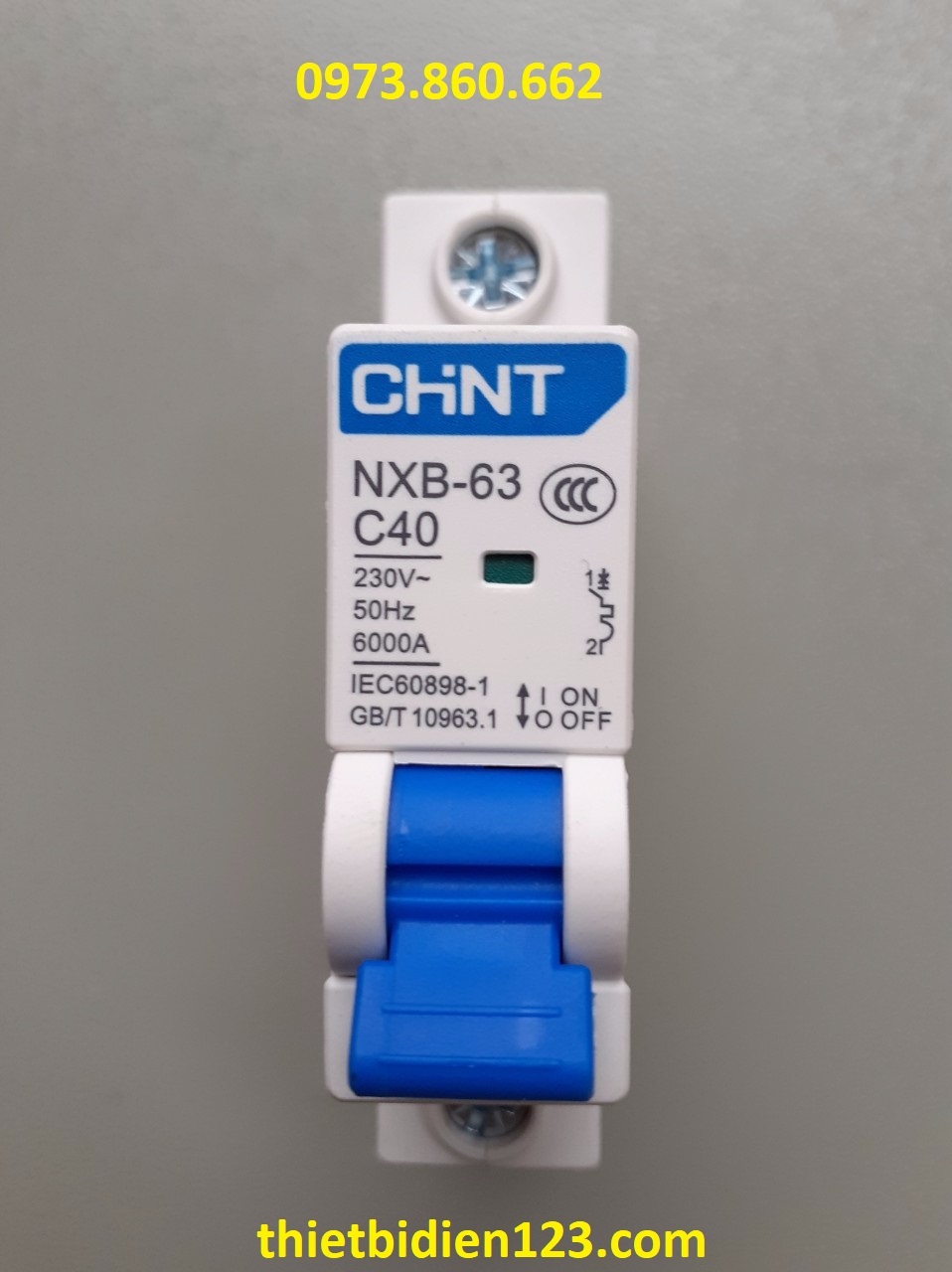 Aptomat CHINT NXB 1P/2P 16A~63A