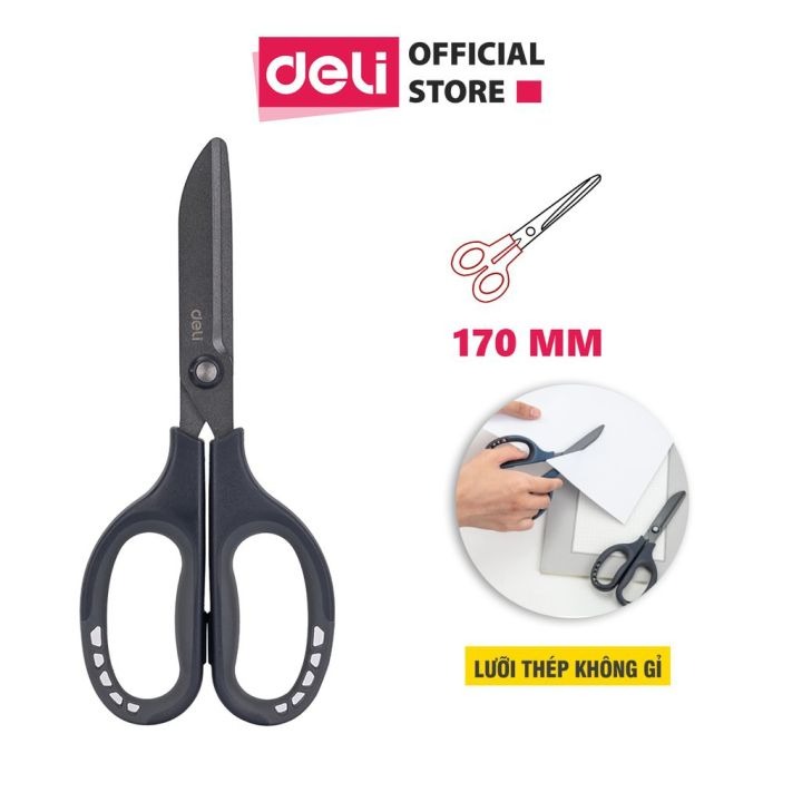 Kéo văn phòng cao cấp 170mm deli 77753