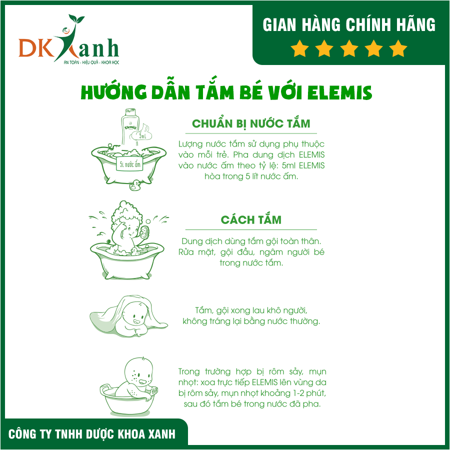 Sữa tắm thảo dược trẻ em Elemis 200ml - DK Pharma
