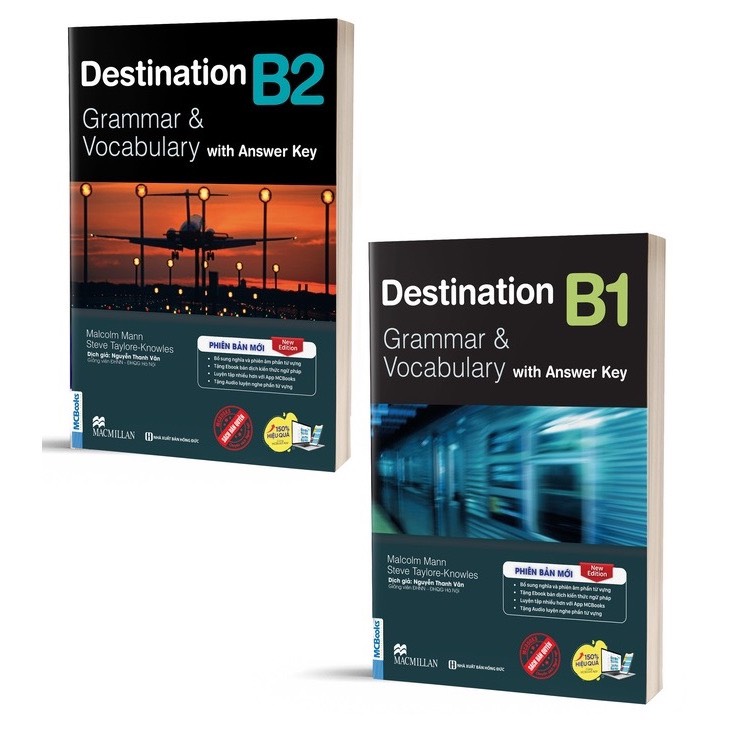 Sách Destination B1, B2 - Grammar, Vocabulary ( Bộ 2 cuốn) - Tái bản 2023