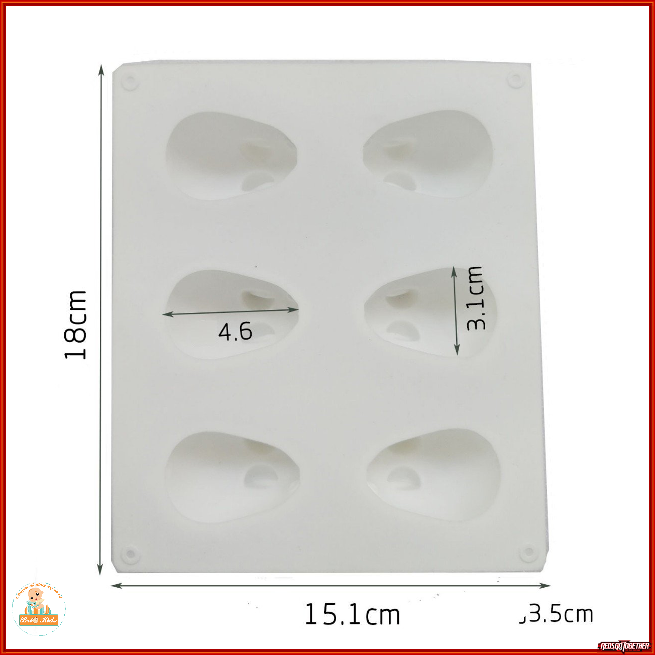 Khuôn silicon tạo hình thỏ 3D đáng yêu
