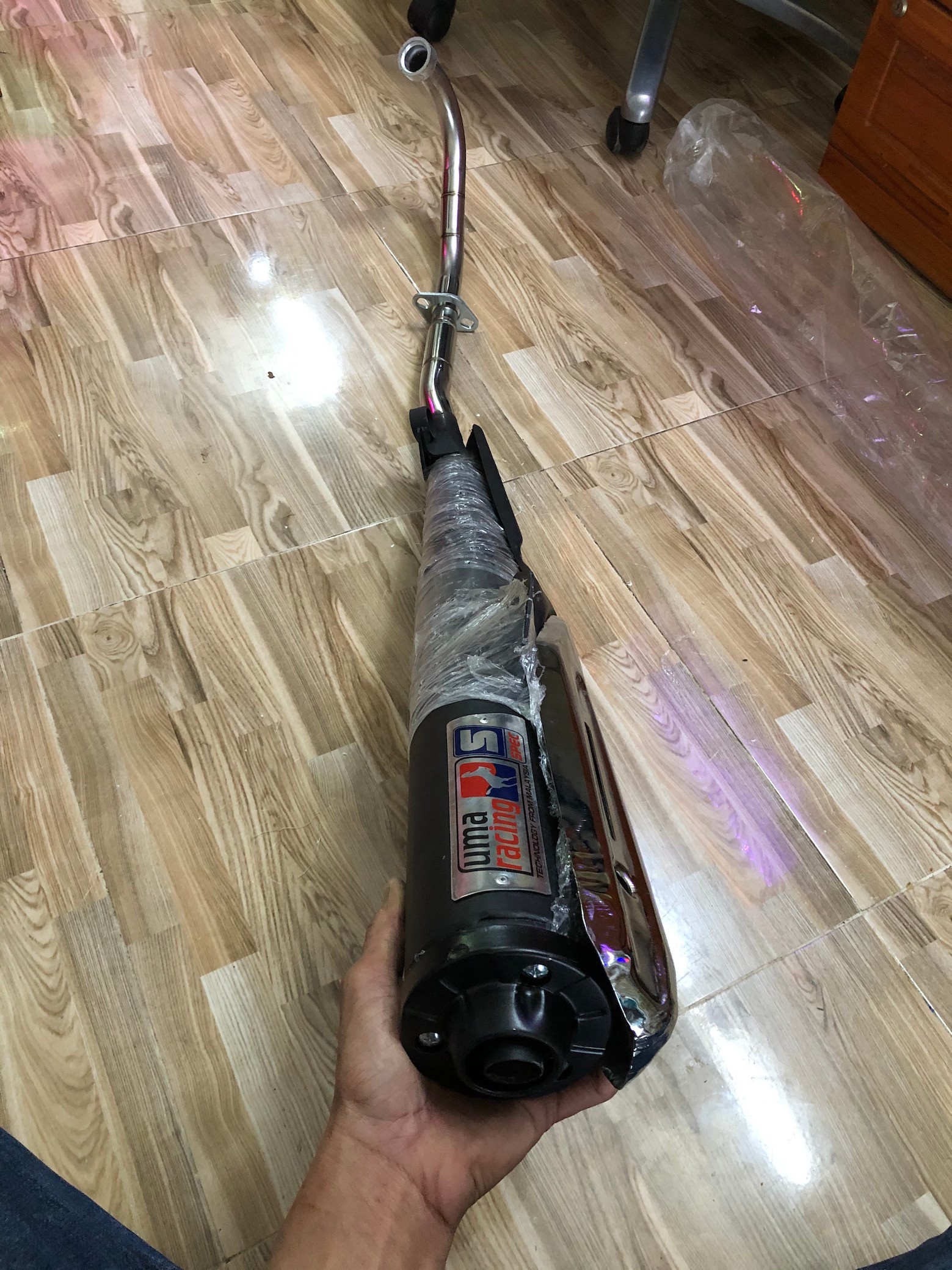 pô UMA cho wave nhỏ, gắn như zin