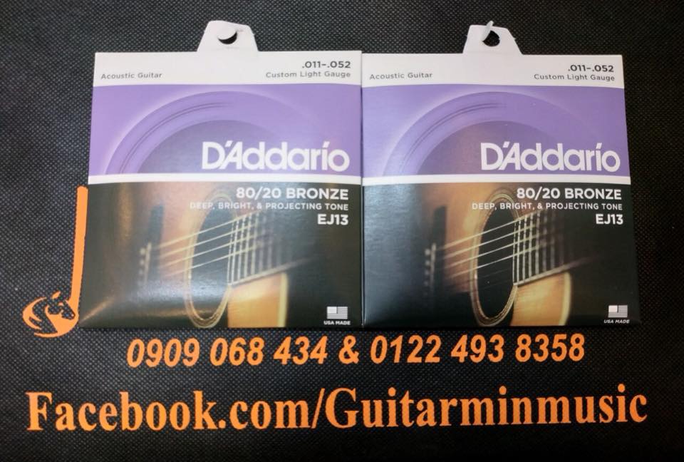 Dây Đàn Guitar D'Addario  EJ13 [ Loại 1 ]