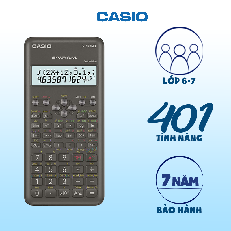 Máy tính Casio FX -570MS - 2nd Edition