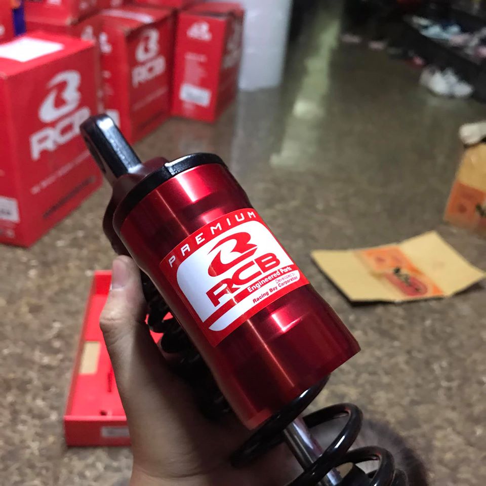 Phuộc sau bình dầu RCB gắn Sirius Jupiter MB2 Đen