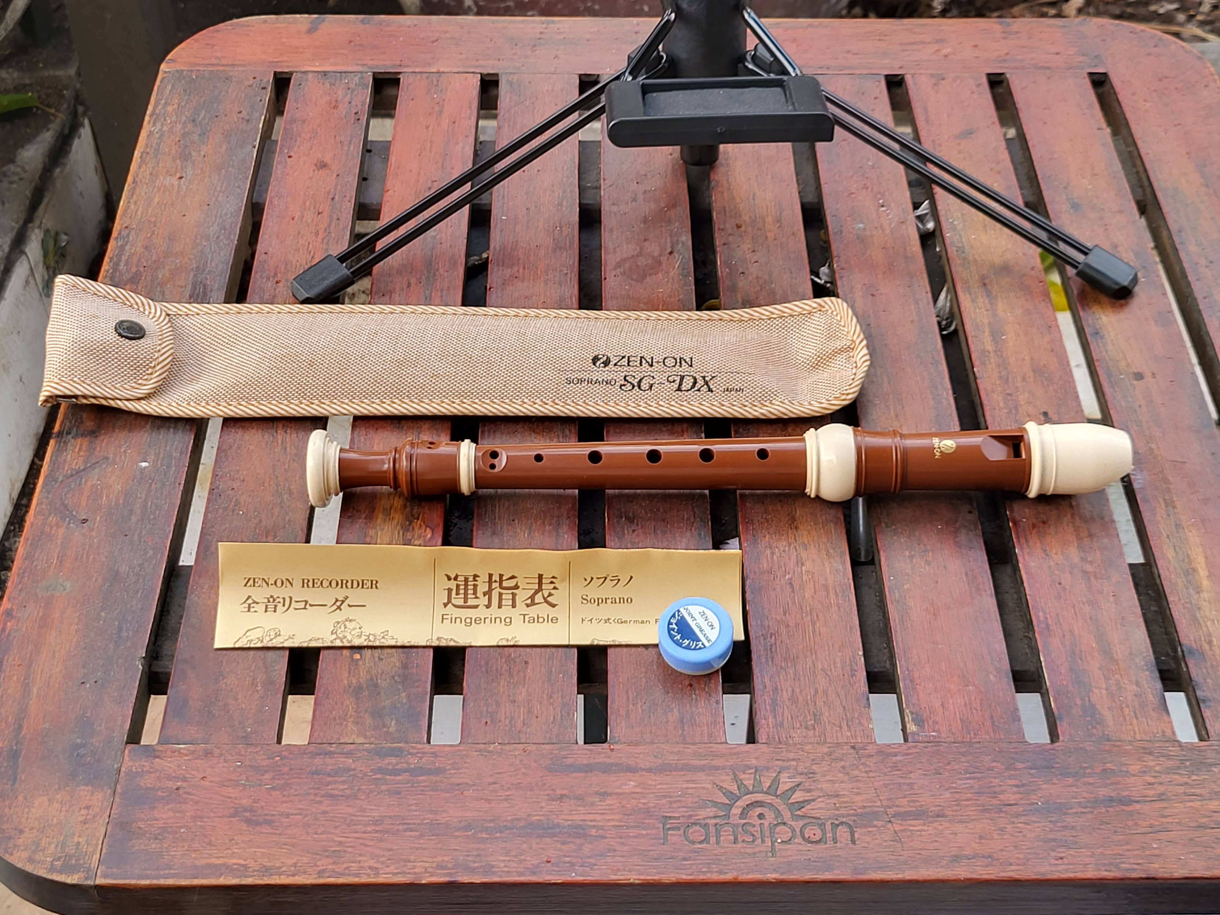 Sáo dọc Recorder hiệu Zen-On nội địa Japan