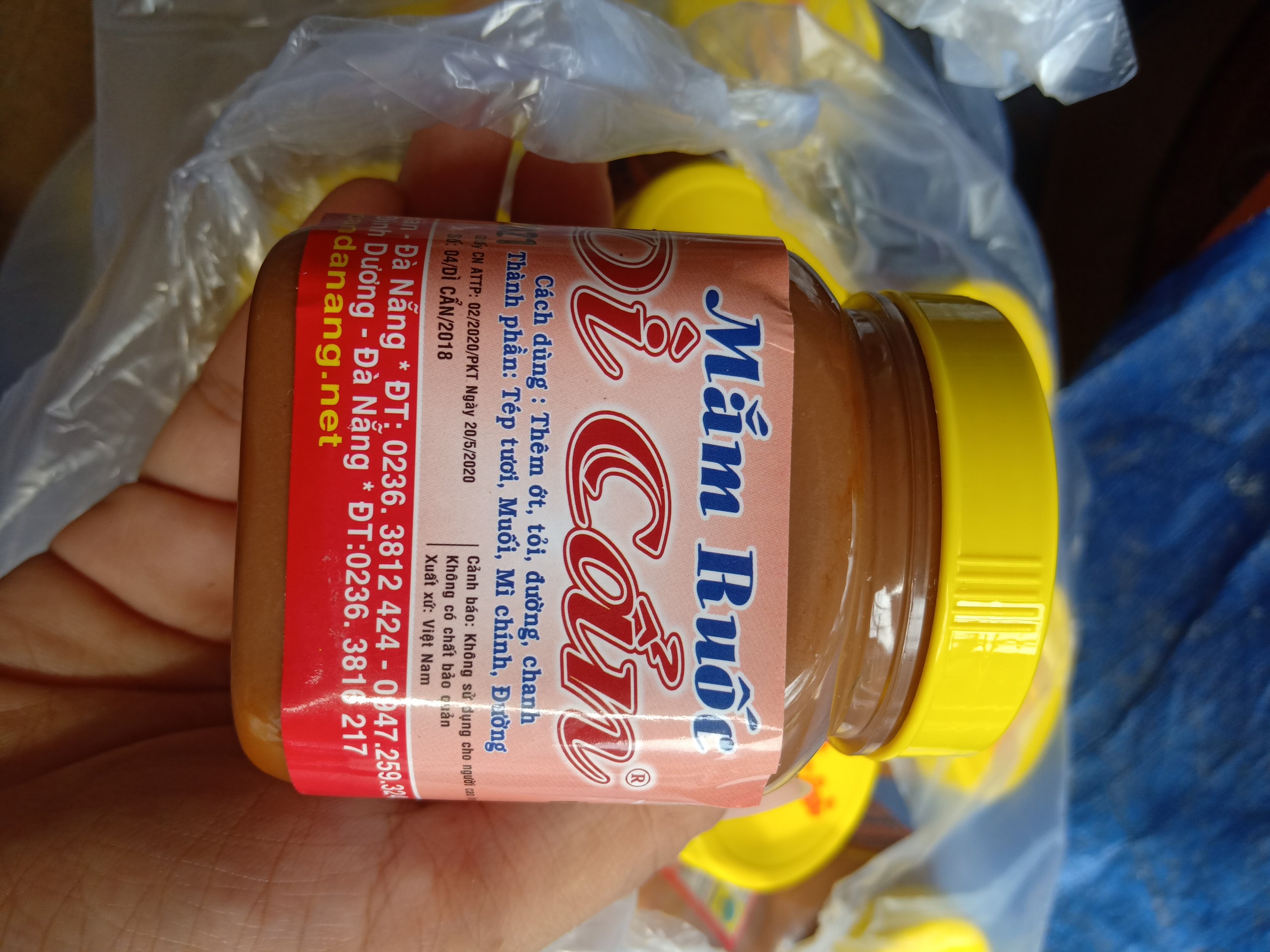 1 hũ mắm ruốc Dì Cẩn 200gr/500gr