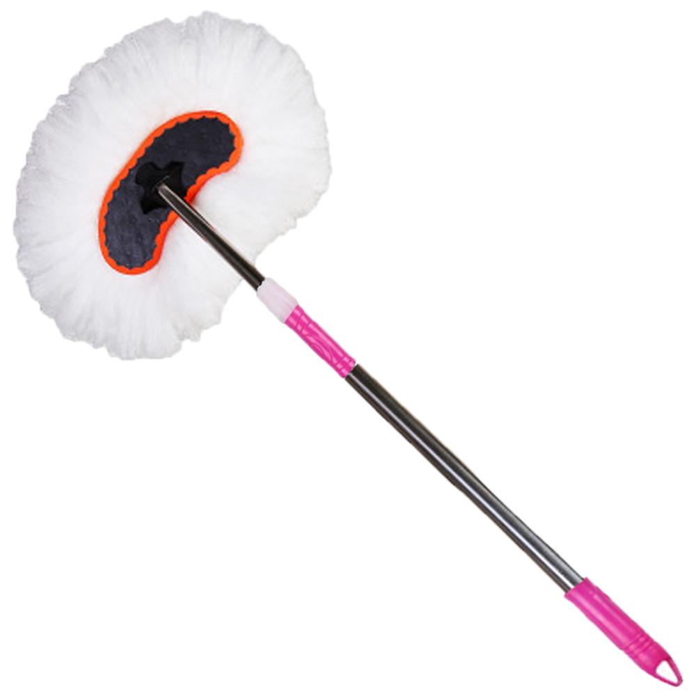 Cây chổi rửa xe ô tô chuyên dụng cán dài CWLH lông mềm 125cm