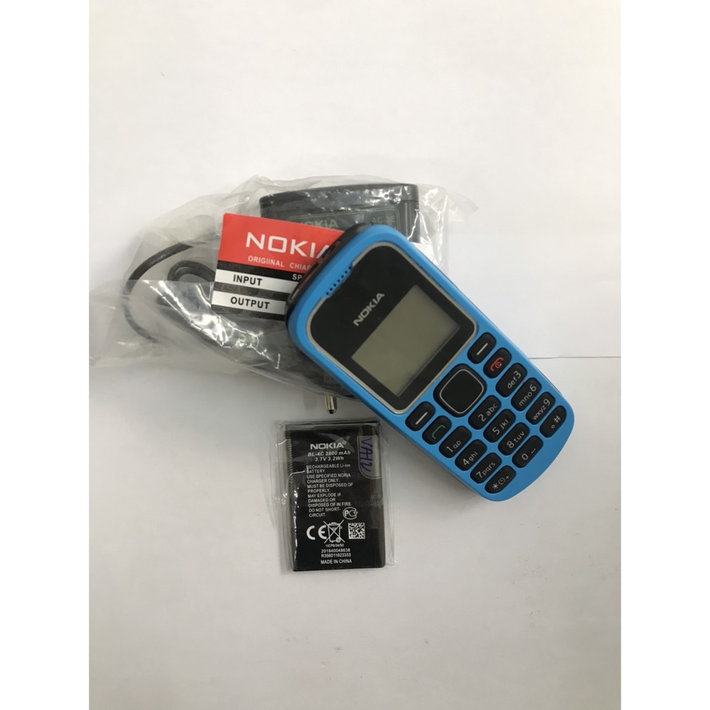 ĐIỆN THOẠI NOKIA 1280 KÈM PIN VÀ SẠC (XANH DƯƠNG)