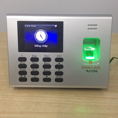 Máy chấm công vân tay & thẻ từ  Ronal Jack RJ1200