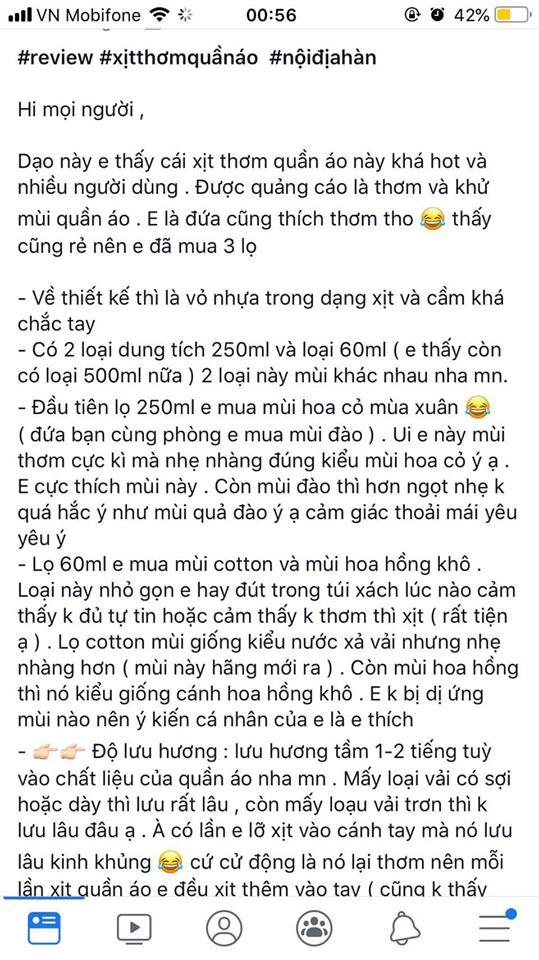 [HCM]XỊT THƠM QUẦN ÁO   ONLY HÀN QUỐC