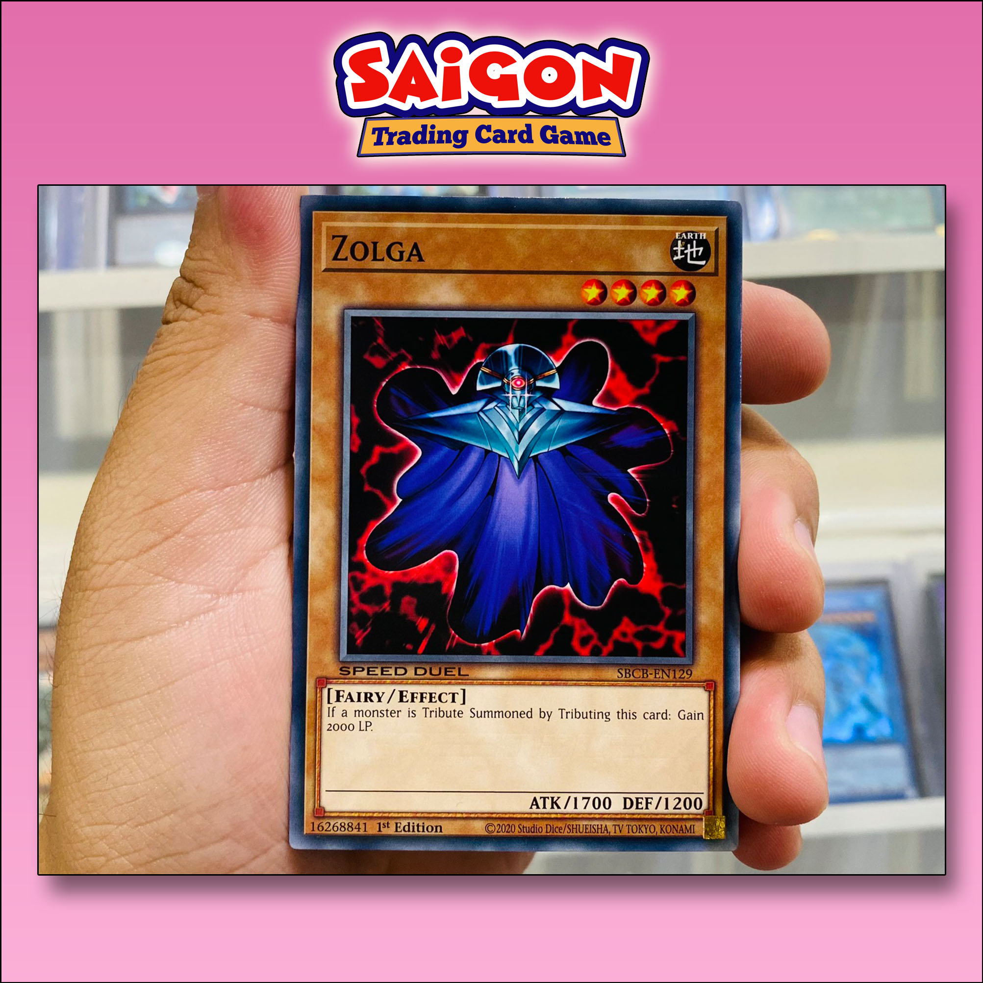 Thẻ bài yugioh mã sbcb-en129 - zolga - common - 1st edition