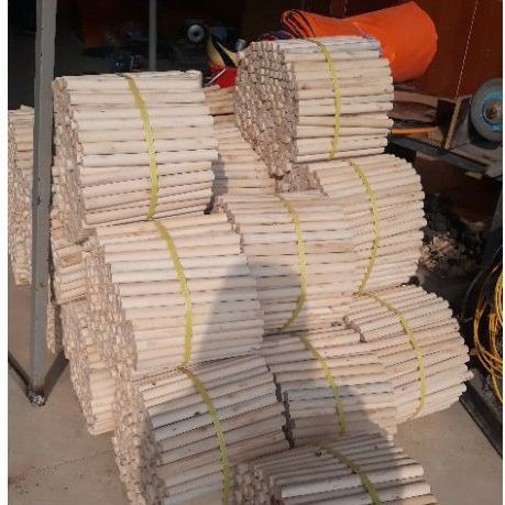 Thanh gỗ tròn dài 30cm gỗ bồ đề