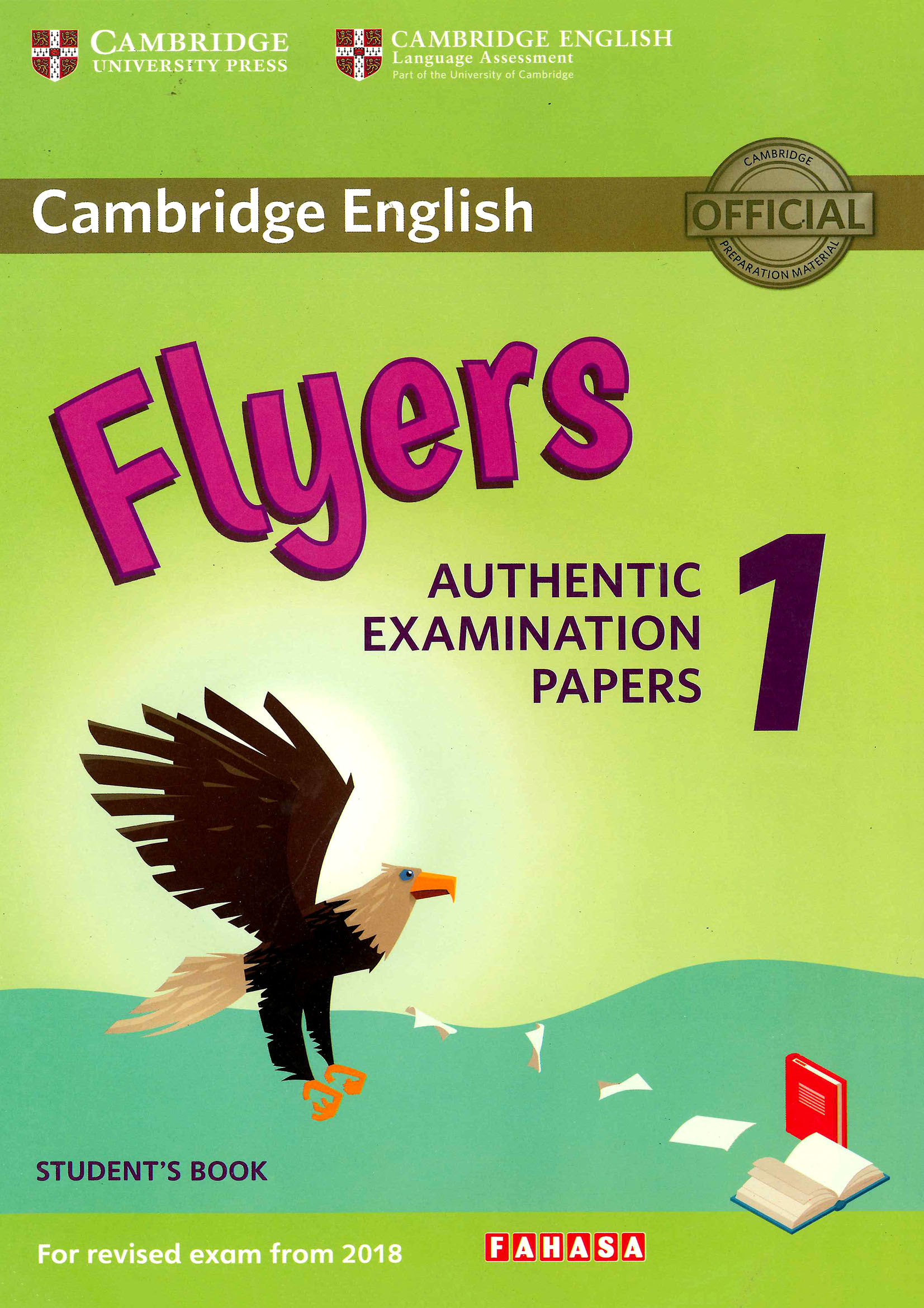 Sách Tiếng Anh FLYERS AUTHENTIC EXAMINATION PAPERS 1-2 (Sách màu)