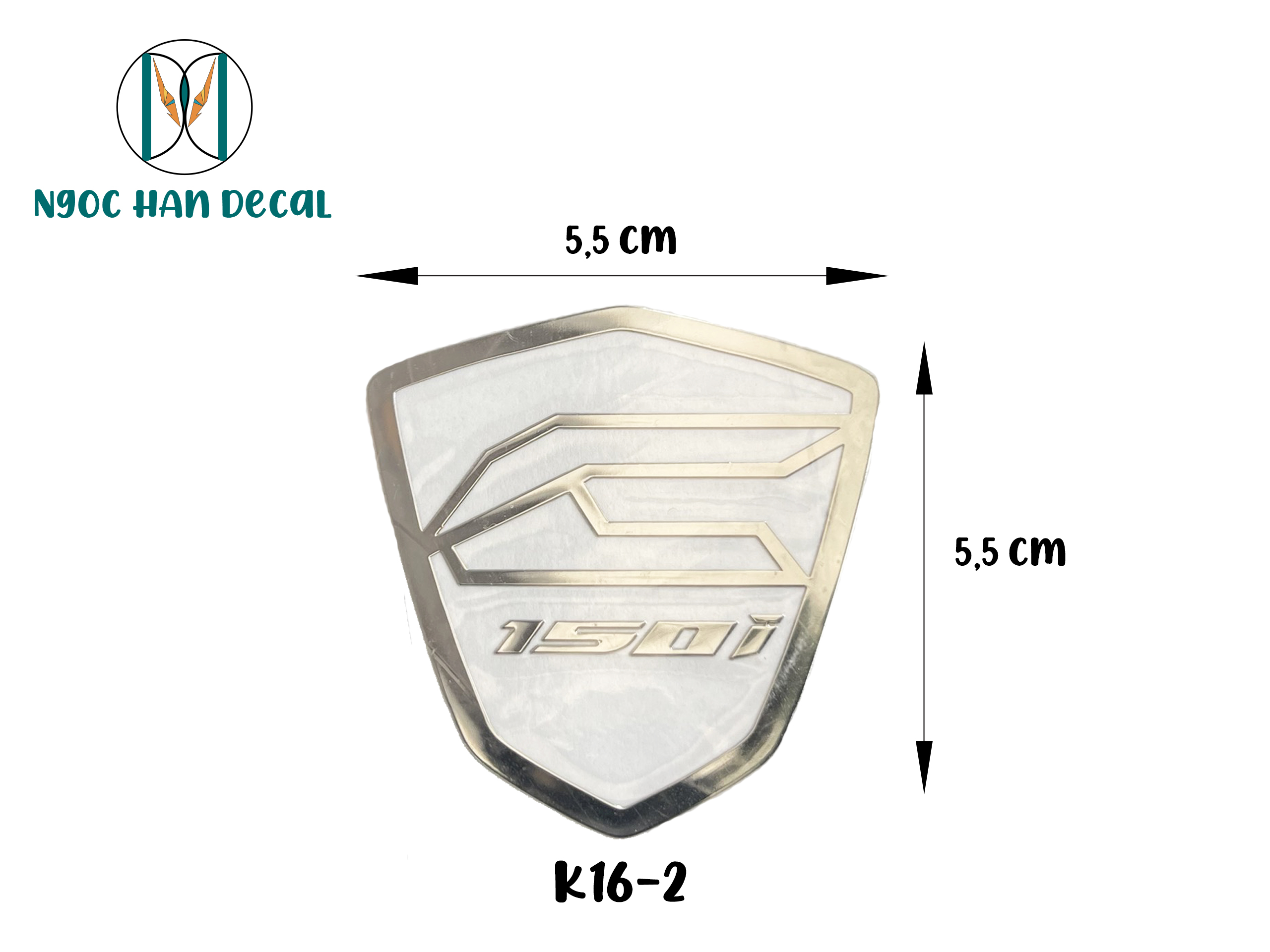 Tem Nổi Logo Số 150i Siêu Đẹp