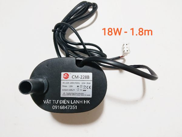 Bơm nước chìm mini 4W 7W 16W 18W 25W - 220V quạt điều hoà hơi nước - bể cá thủy cảnh