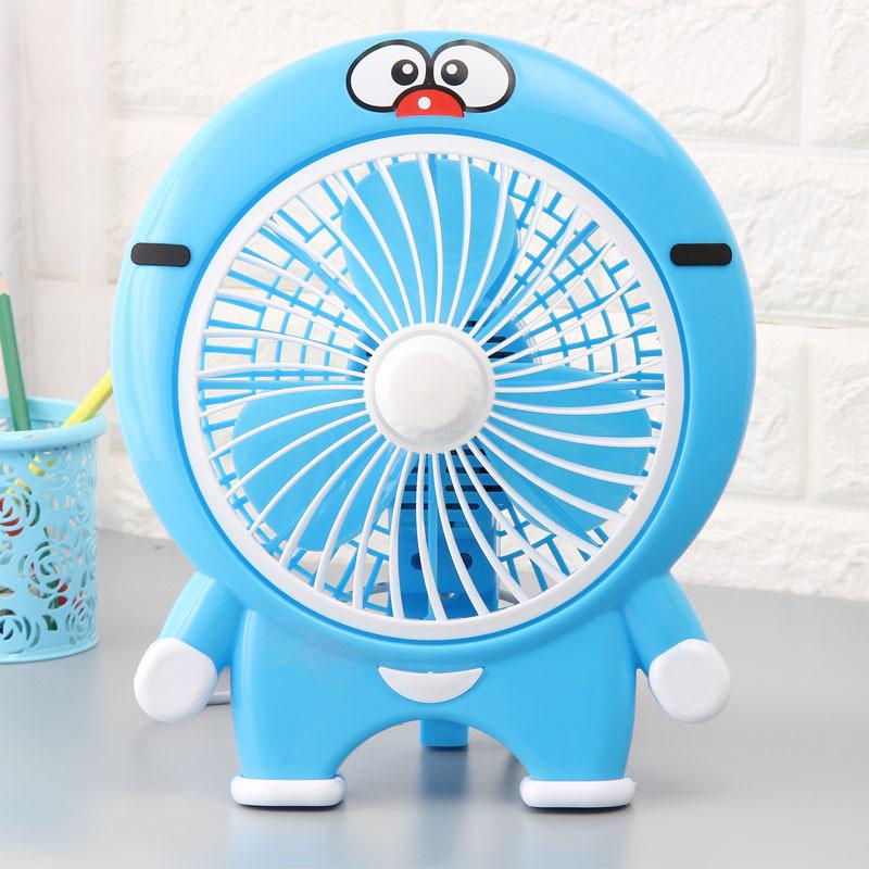 QUẠT MINI ĐỂ BÀN HÌNH DOREMON - QUẠT CẮM ĐIỆN