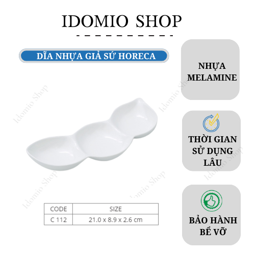 Chén Nước Chấm 3 Ngăn - C112