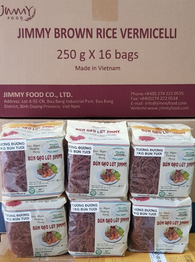 Combo 6 gói Bún gạo lứt Jimmy (date mới)