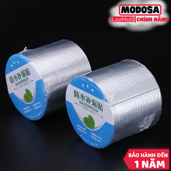 Cuộn Băng Keo Dán Modosa Siêu Dính Chống Thấm Dột [10Cm X 5M] Loại Lớn