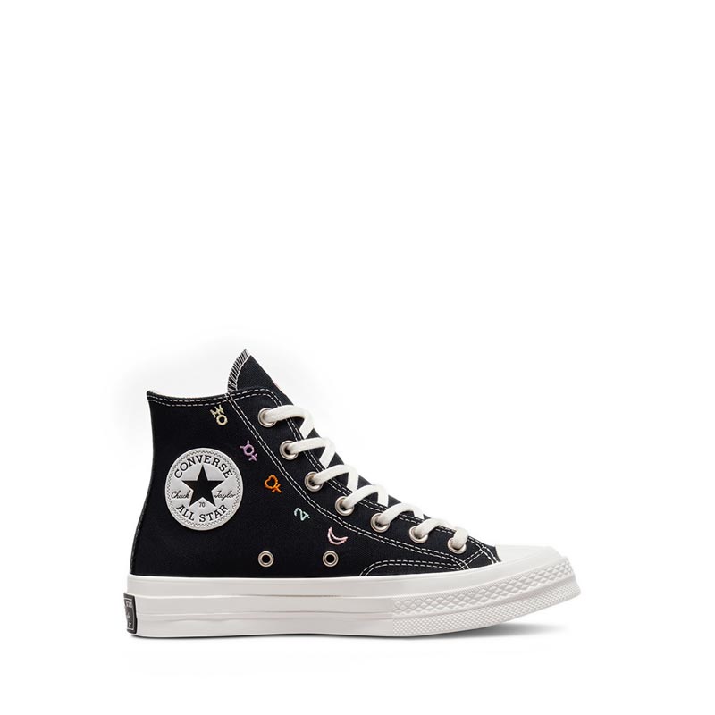 Giày Thể Thao Converse Chuck 70 Crystal Energy Women'S Sneakers - Black |  