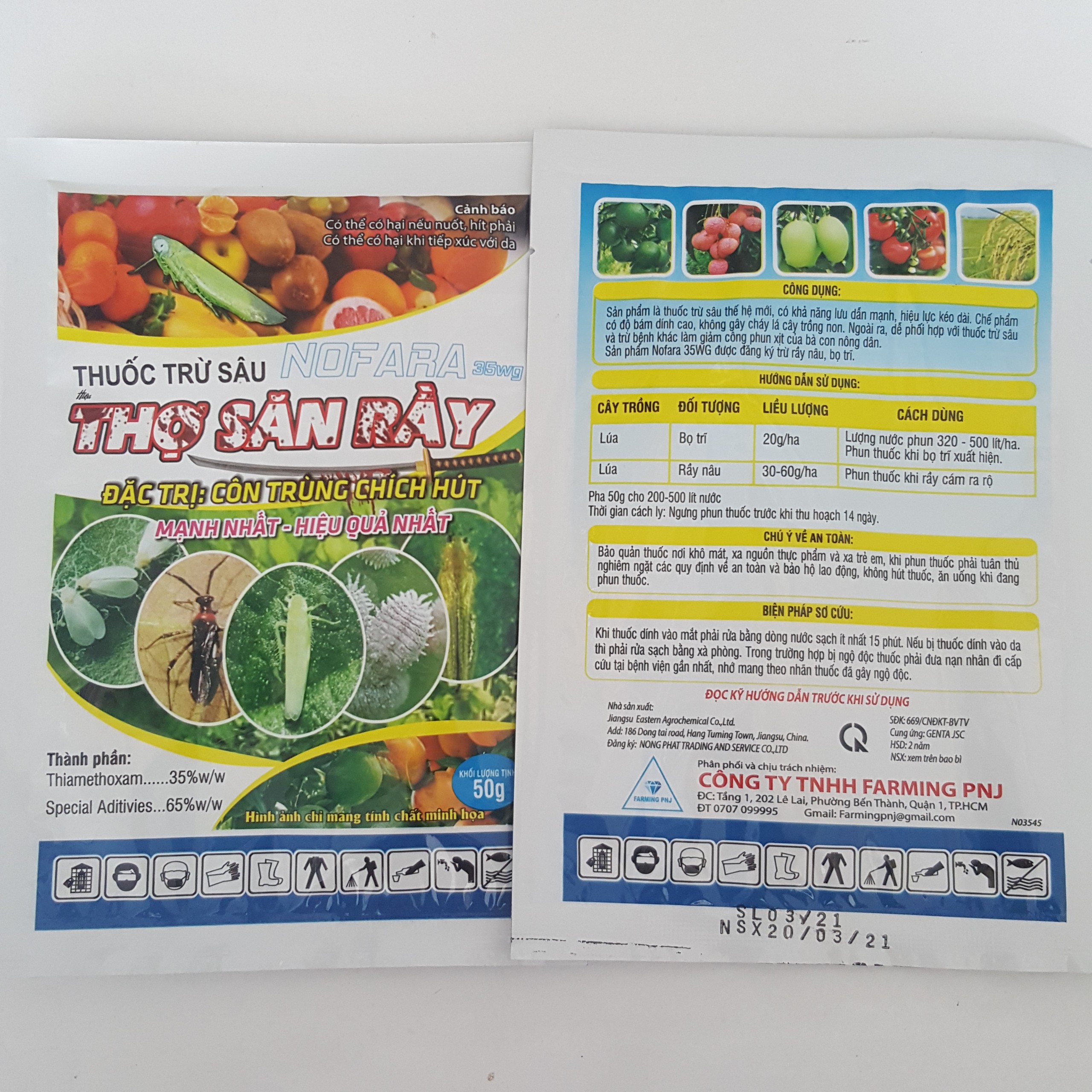 Th.uốc đặc trừ rầy - Thợ Săn Rầy -  50gr