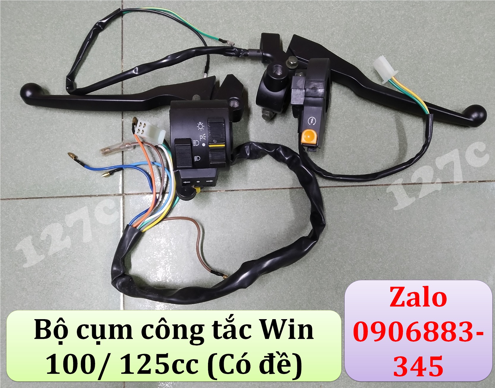 Bộ cùm công tắc win 100/ 125cc