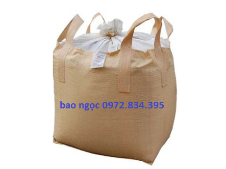 combo 10c bao jumbo 1 tấn nắp trùm xả đáy
