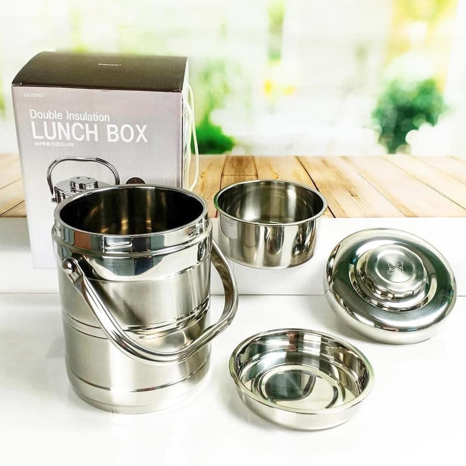 CẶP LỒNG INOX GIỮ NHIỆT 3 NGĂN SIÊU BỀN 2LIT